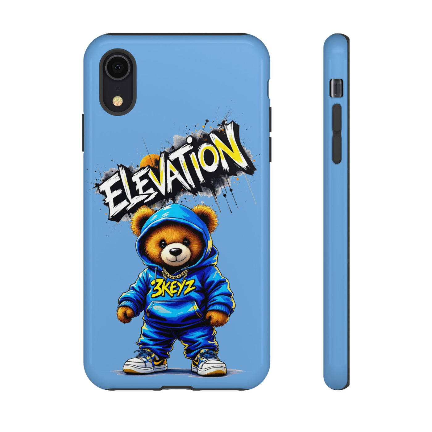 Elevated street drip Bear Phone Case - Tough and Trendy Design