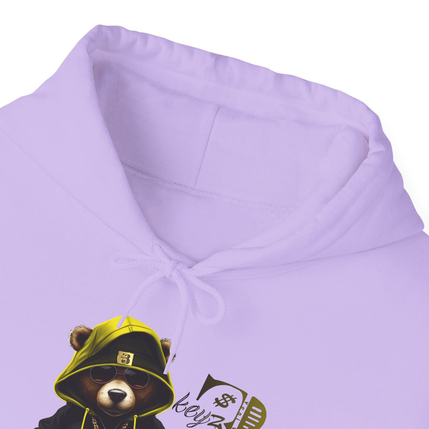 Unisex Hooded Sweatshirt 3keyz OG Teddy Drip Design Yellow