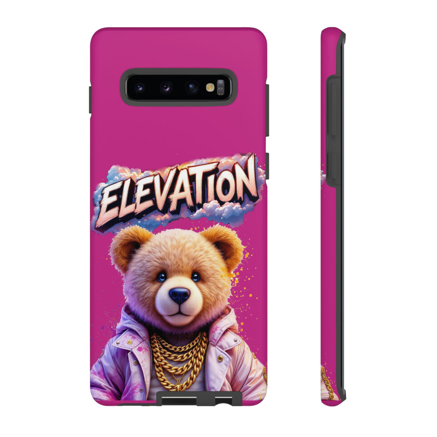Elevated street drip Bear Pink Phone Case - Tough and Trendy Design