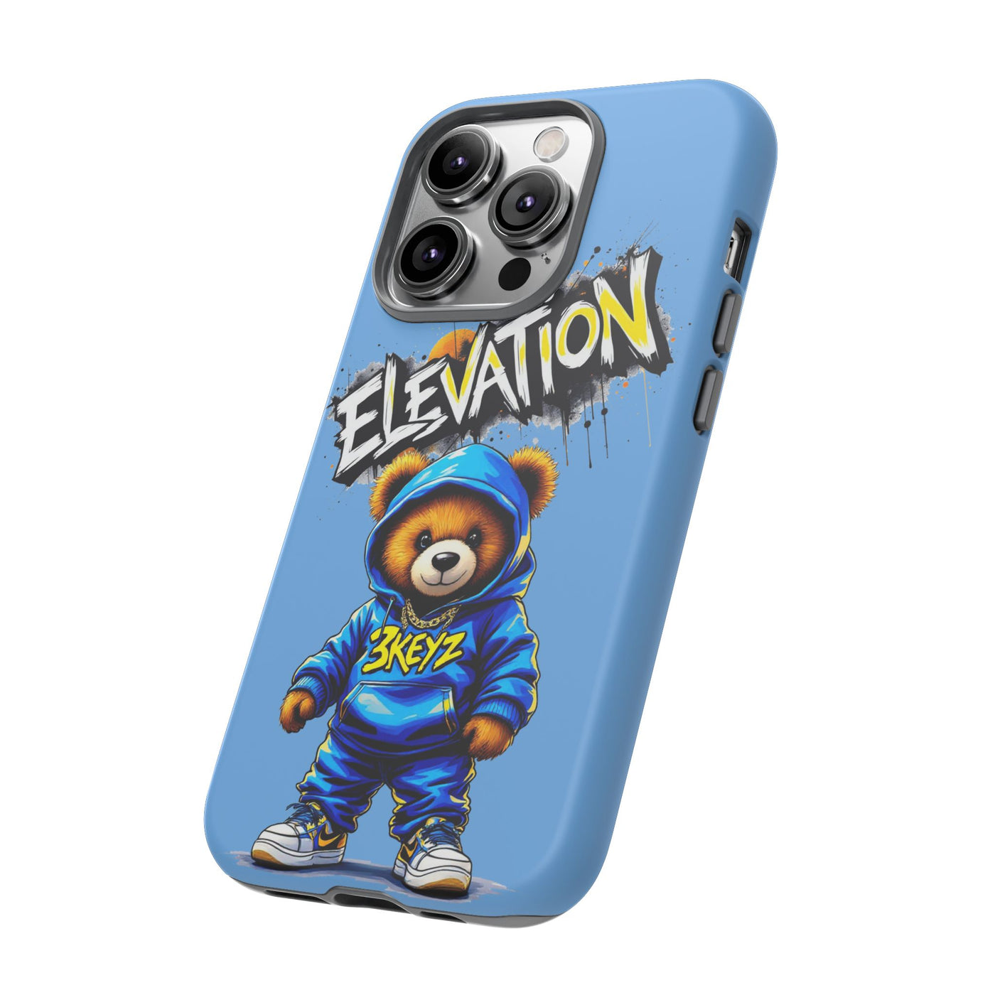 Elevated street drip Bear Phone Case - Tough and Trendy Design