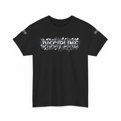 T-Shirt Discipline Cut Drip Design Heavy Cotton Unisex Tee