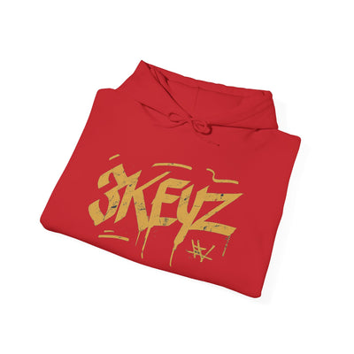 Hooded Sweatshirt 3keyz OG Teddy Drip Golden Design