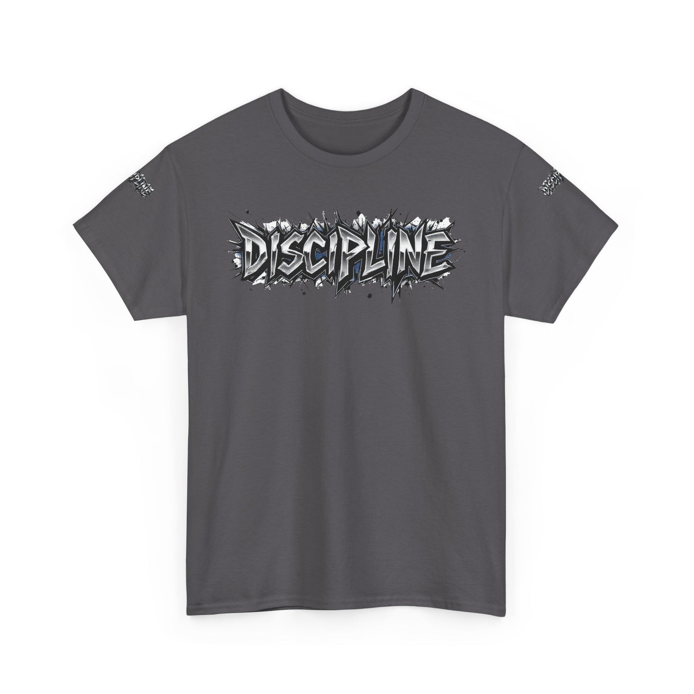 T-Shirt Discipline Cut Drip Design Heavy Cotton Unisex Tee