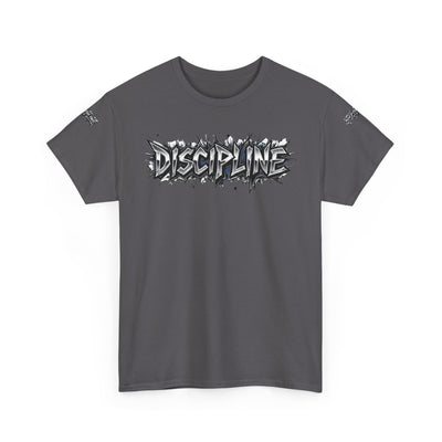 T-Shirt Discipline Cut Drip Design Heavy Cotton Unisex Tee