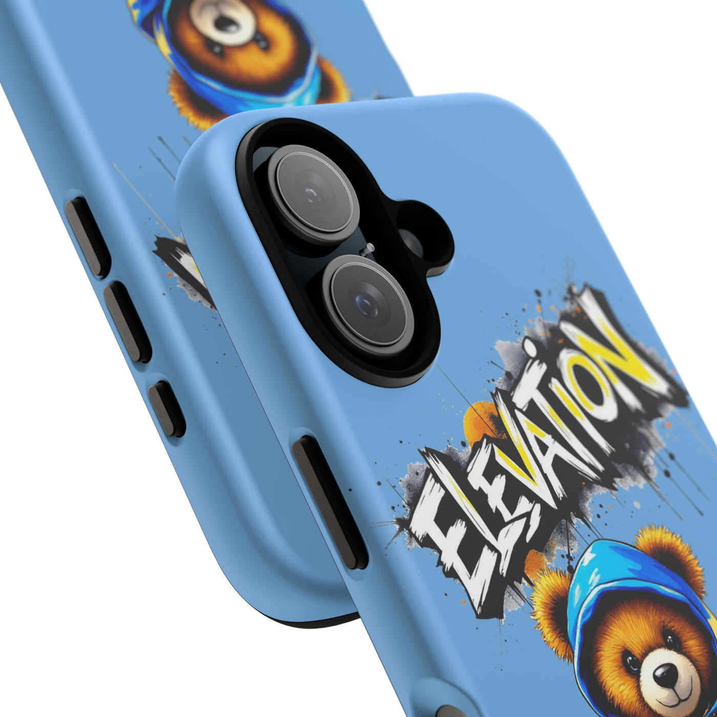 Elevated street drip Bear Phone Case - Tough and Trendy Design