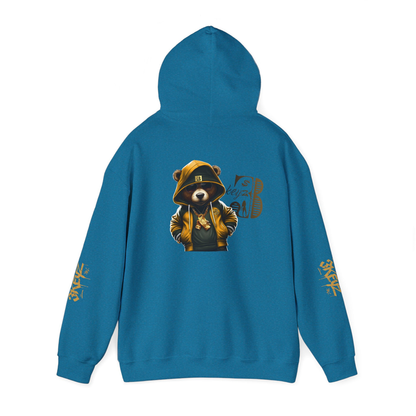 Hooded Sweatshirt 3keyz OG Teddy Drip Golden Design