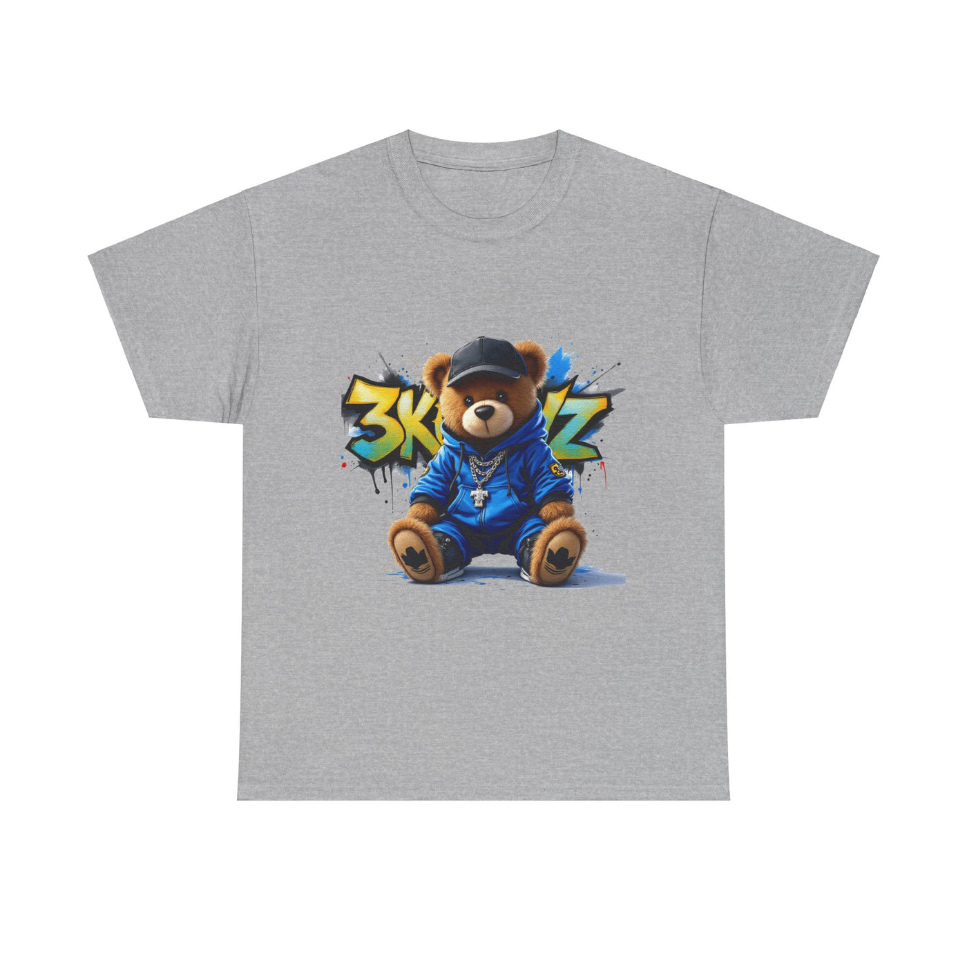 3keyz Teddy Drip Color Way Unisex Heavy Cotton Tee