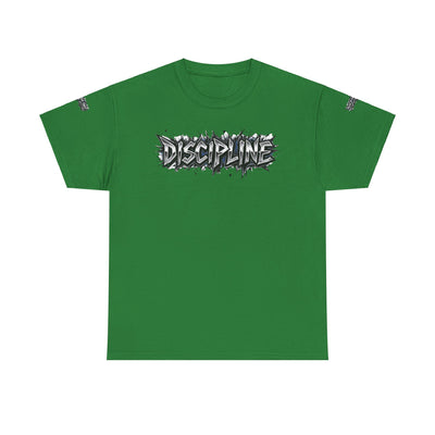 T-Shirt Discipline Cut Drip Design Heavy Cotton Unisex Tee