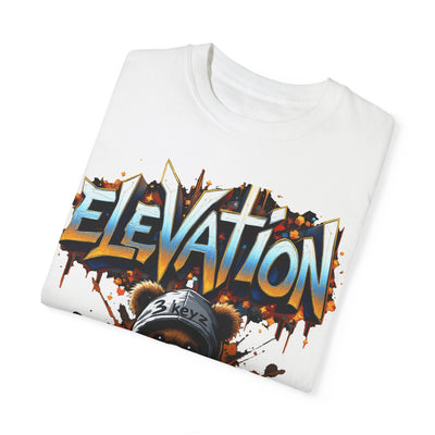 Street Drip T-shirt - Elevation Teddy Drip Orange Fierce