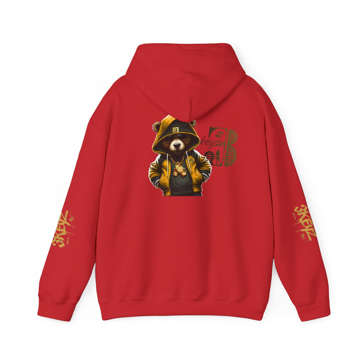 Hooded Sweatshirt 3keyz OG Teddy Drip Golden Design