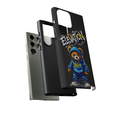 Elevated street drip Bear Black Phone Case - Tough and Trendy Design
