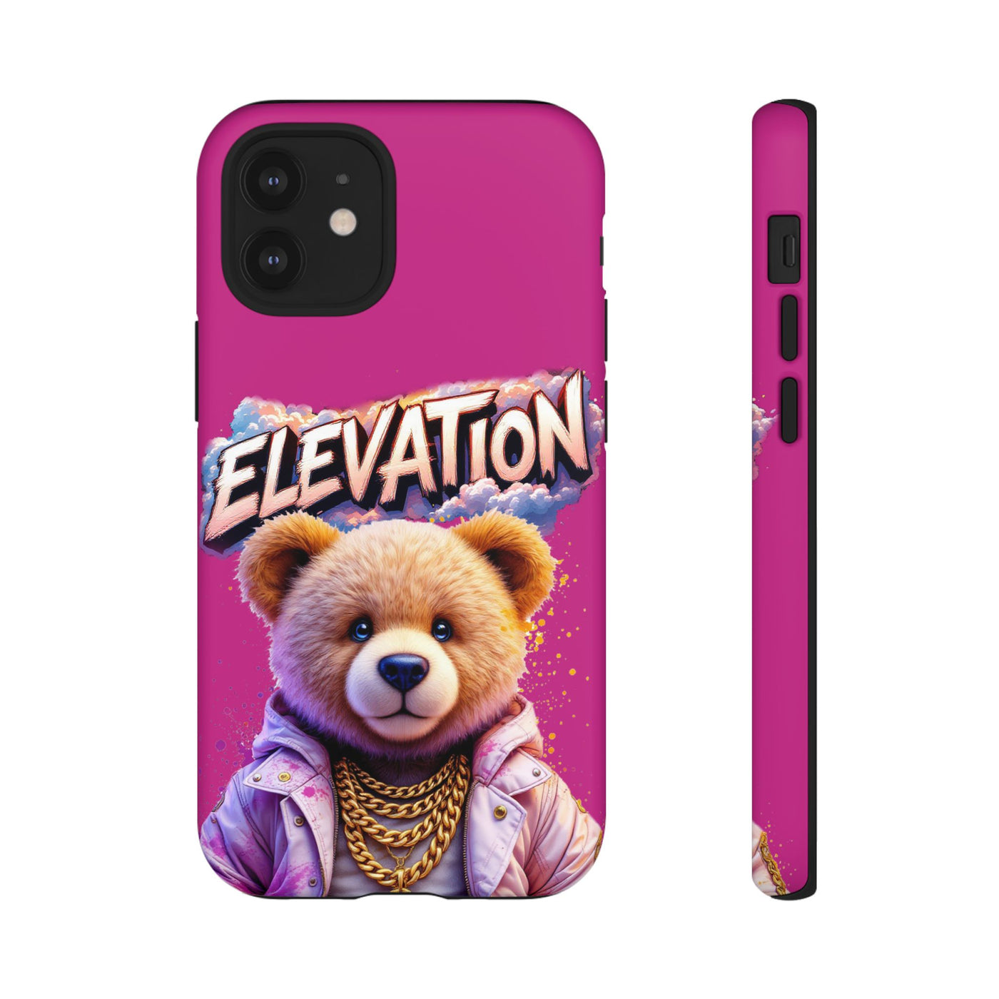 Elevated street drip Bear Pink Phone Case - Tough and Trendy Design