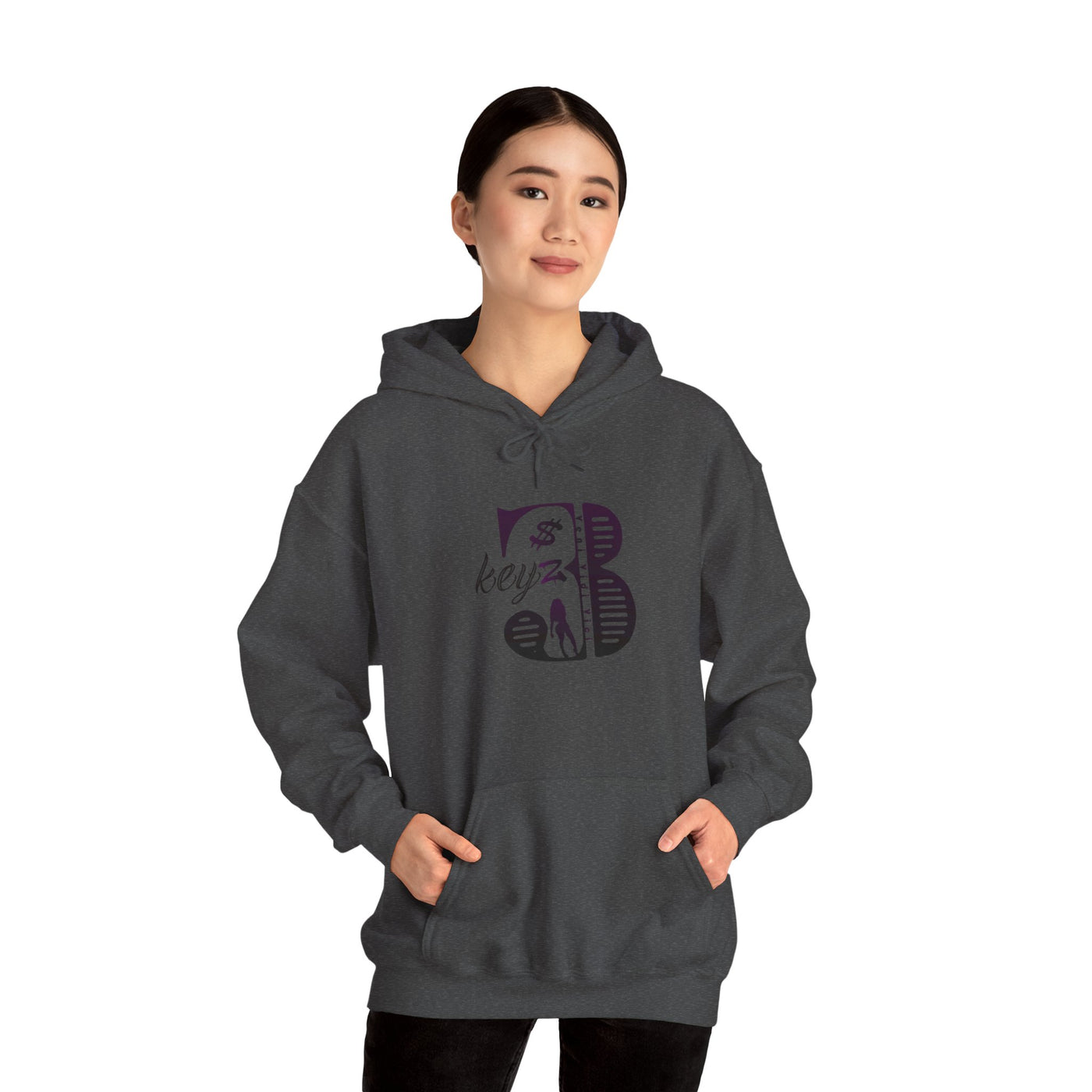 3Keyz Original Drip Unisex hoodie in Purple/Black