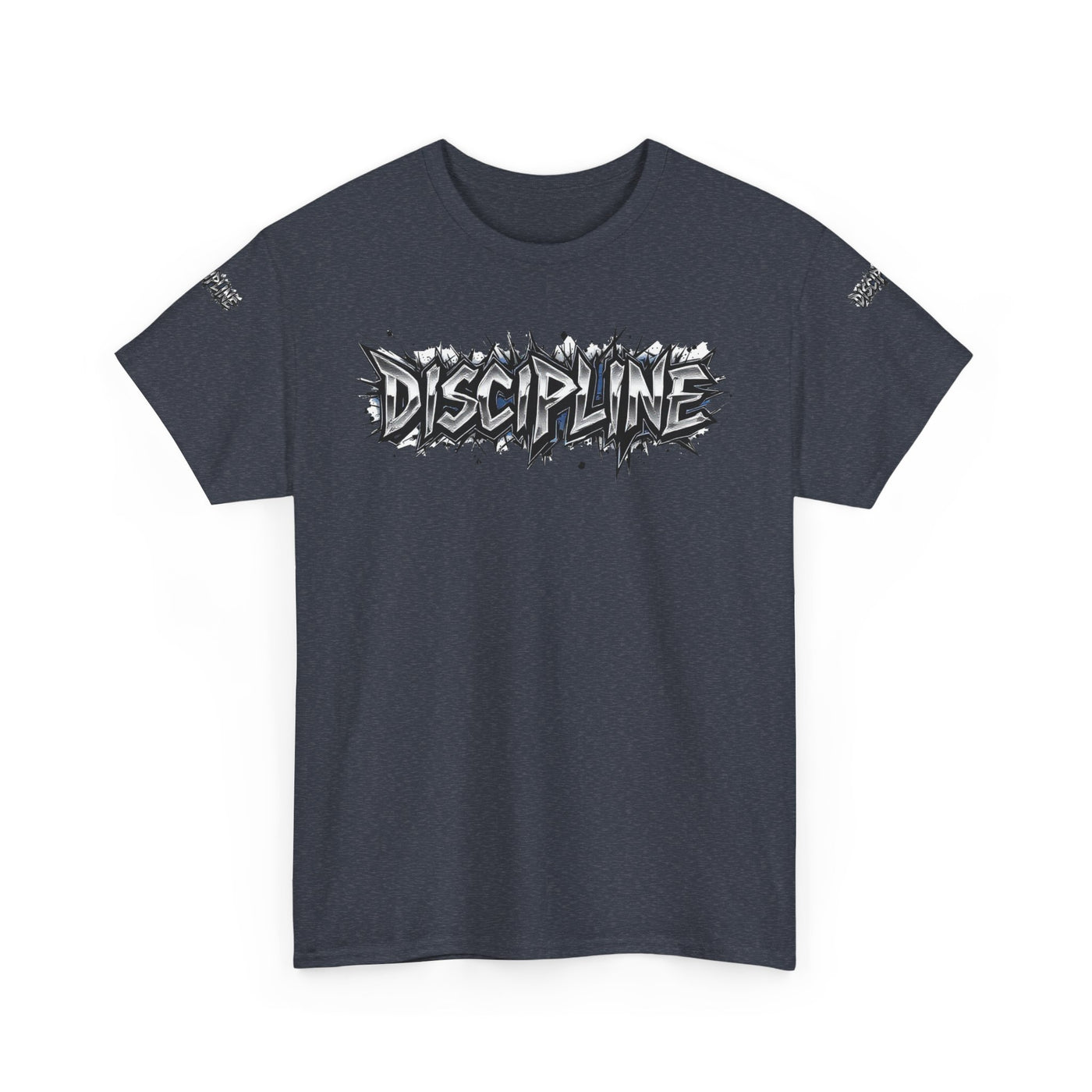 T-Shirt Discipline Cut Drip Design Heavy Cotton Unisex Tee