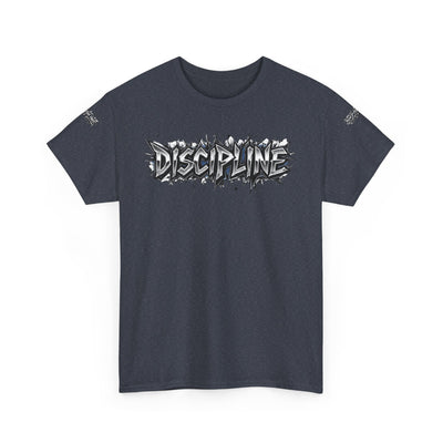 T-Shirt Discipline Cut Drip Design Heavy Cotton Unisex Tee