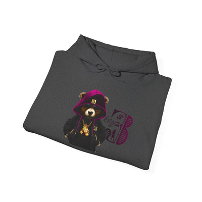 Unisex Hooded Sweatshirt 3keyz OG Teddy Drip Design Purple