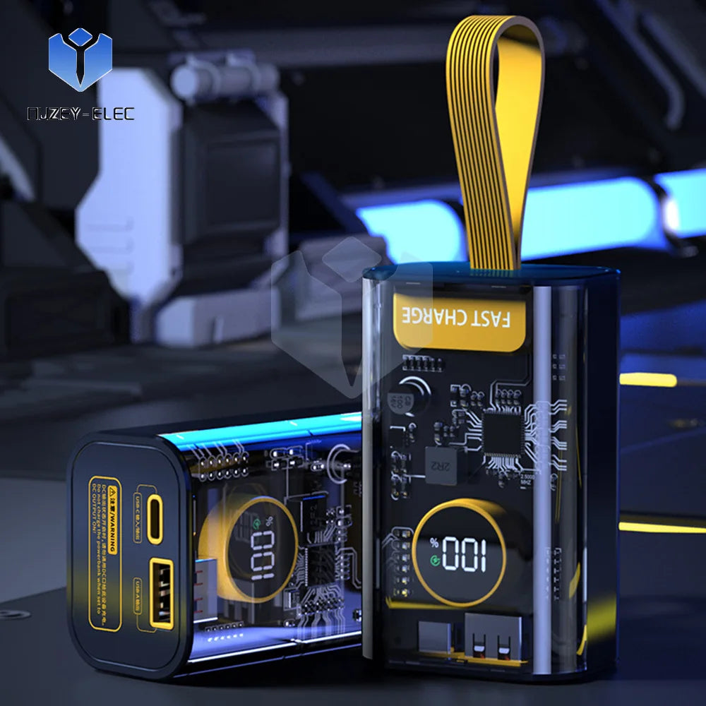 Custom Power Pro DIY Bank | PD 22.5W Fast-Charge Battery Case with Digital Display