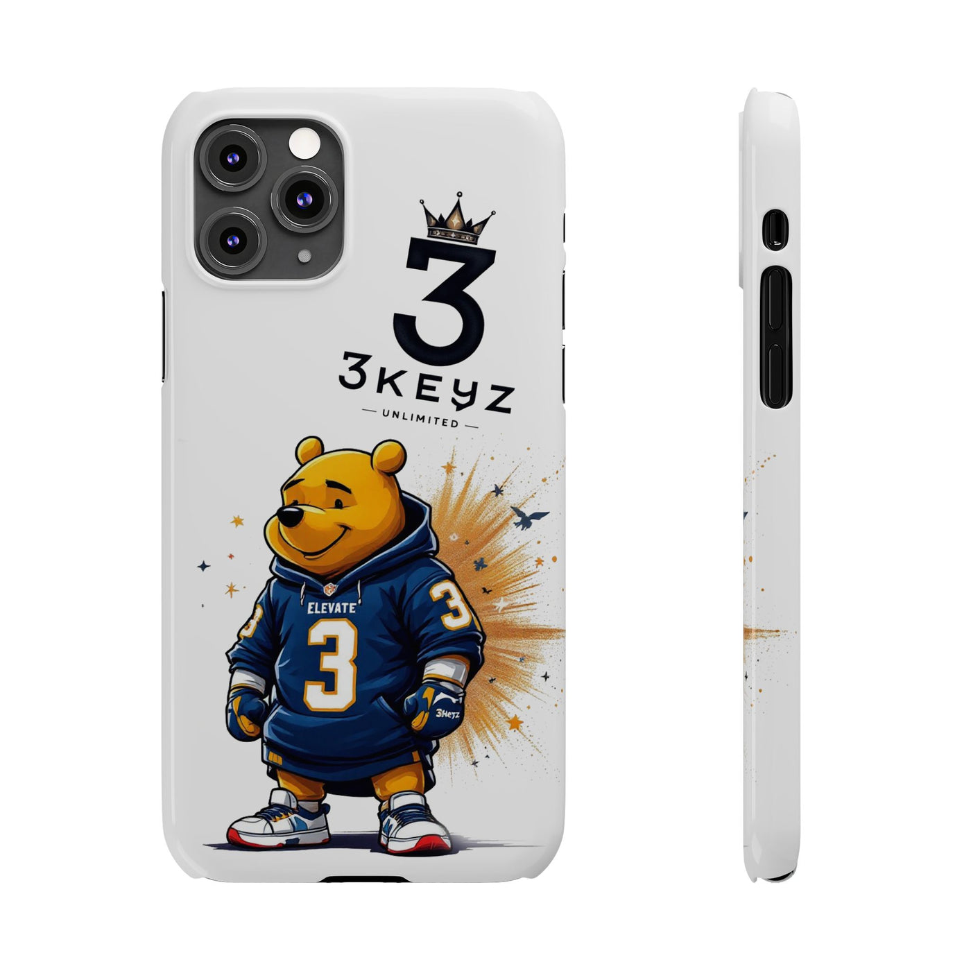 iPhone Case - 3keyz Pooh Bear Design