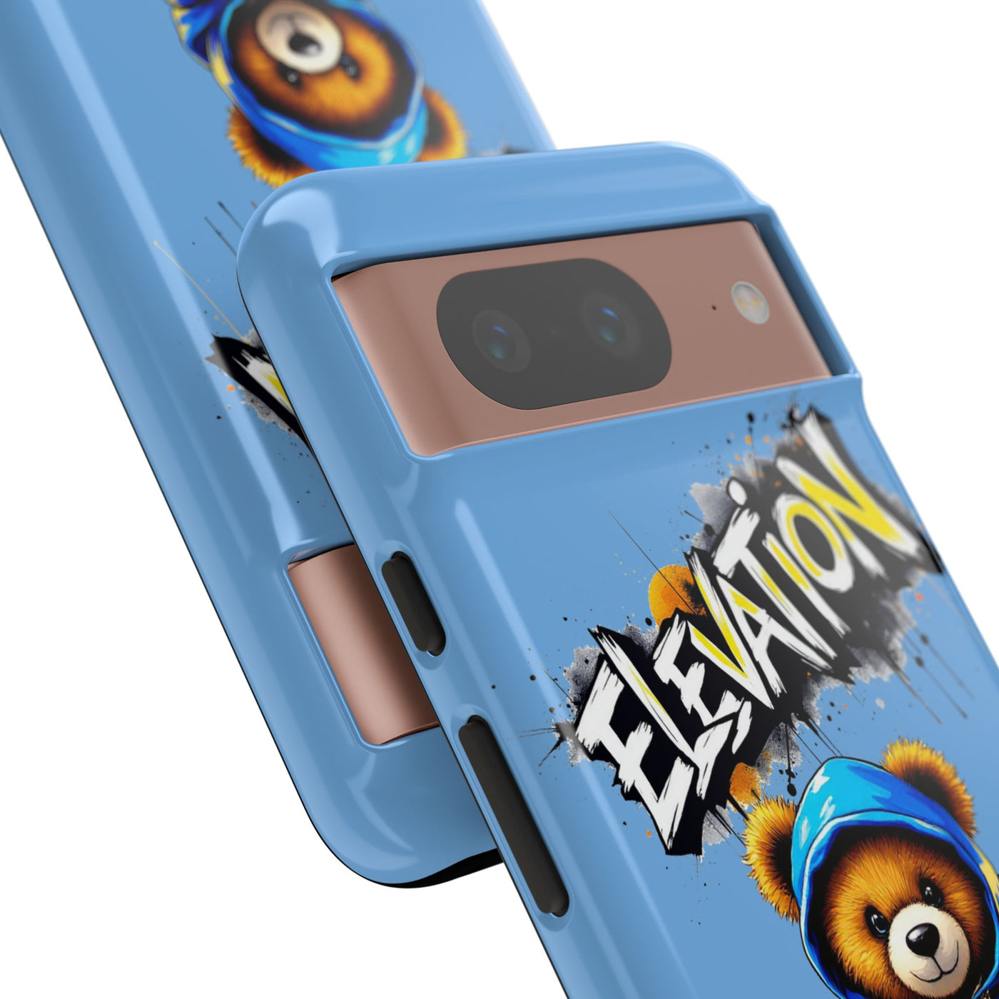 Elevated street drip Bear Phone Case - Tough and Trendy Design