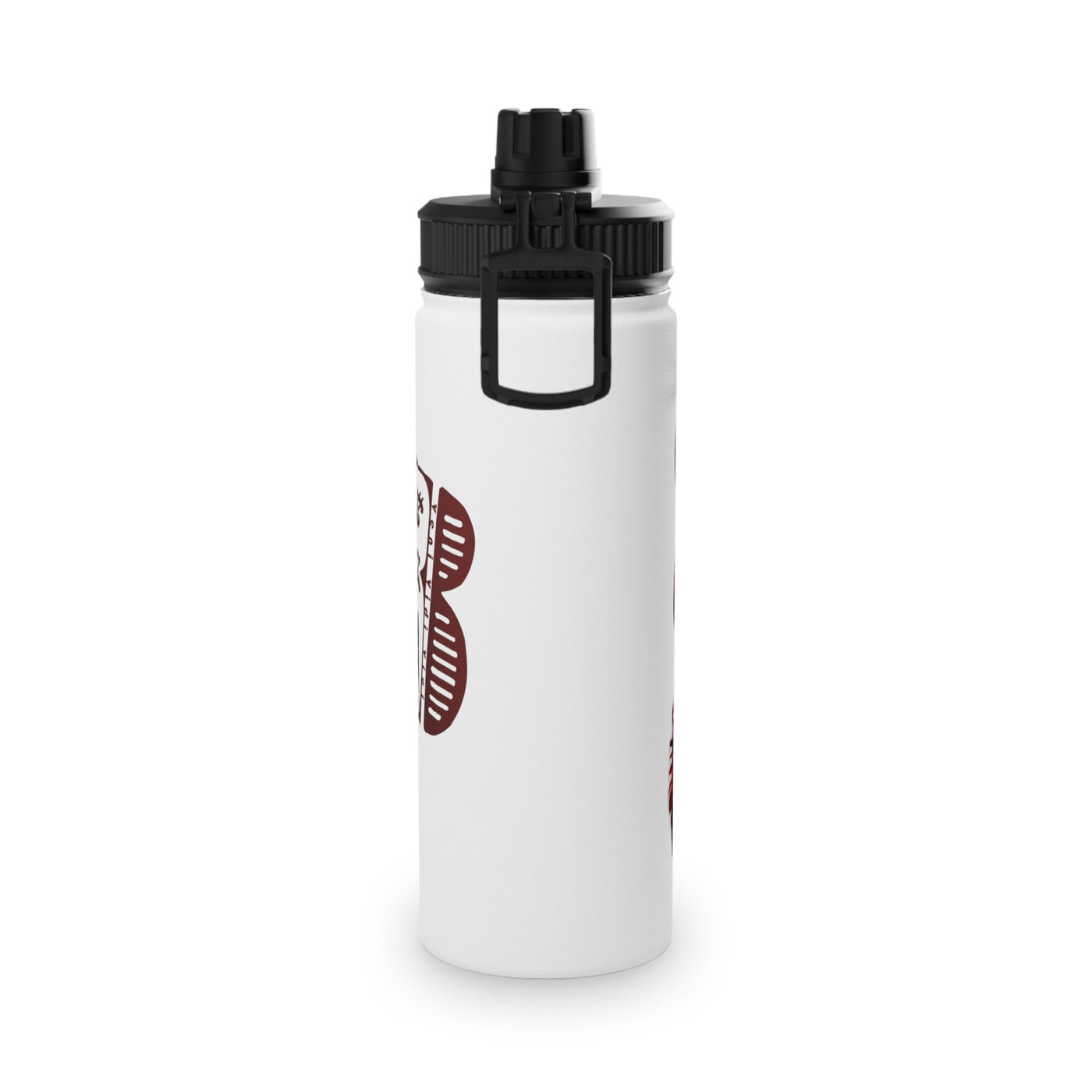3keyz Cool Bear Red Stainless Steel Water Bottle with Sports Lid
