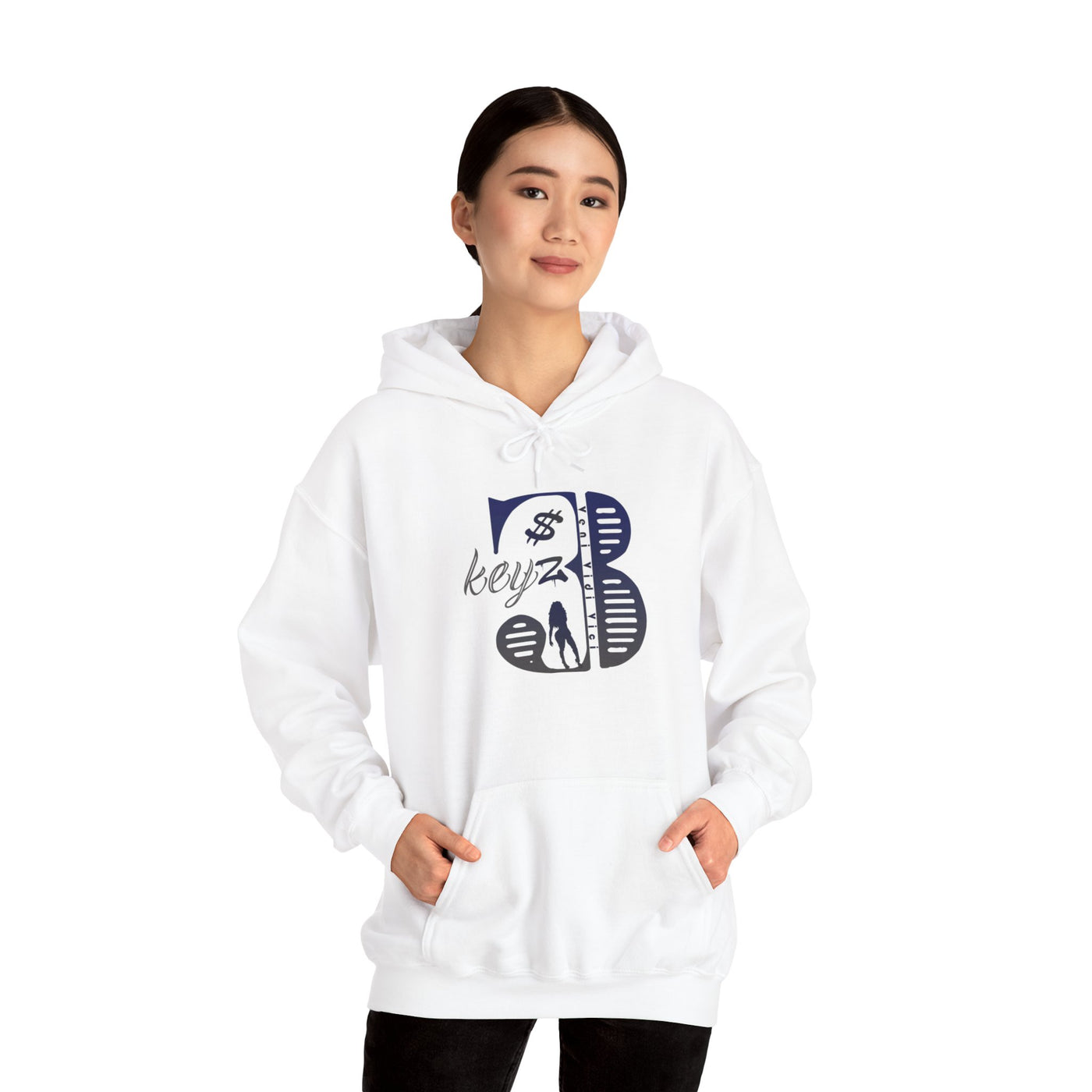 3keyz Original Drip Unisex Hoodie Blue/Grey