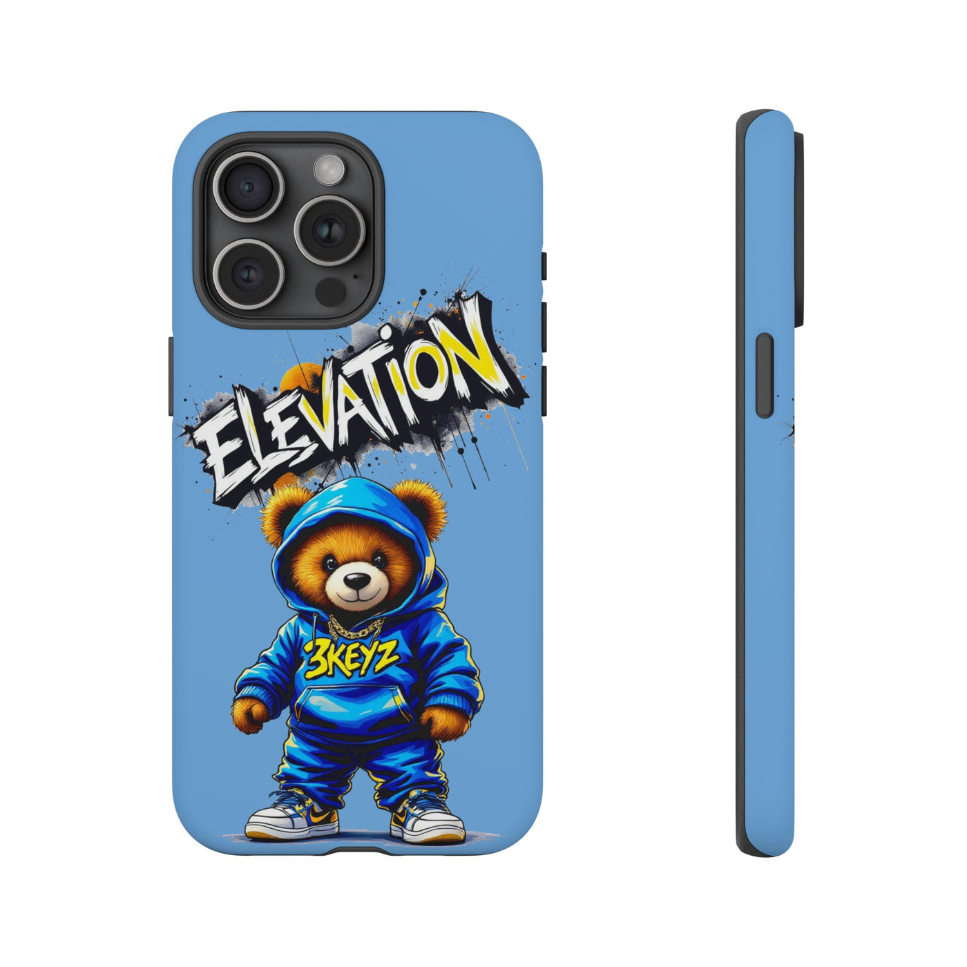 Elevated street drip Bear Phone Case - Tough and Trendy Design