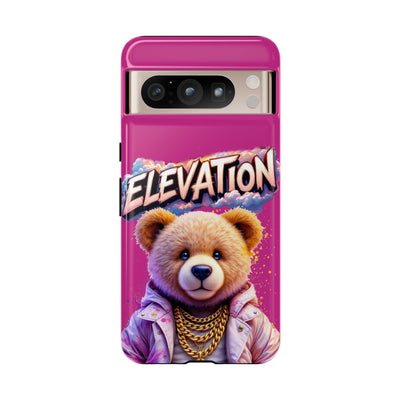 Elevated street drip Bear Pink Phone Case - Tough and Trendy Design