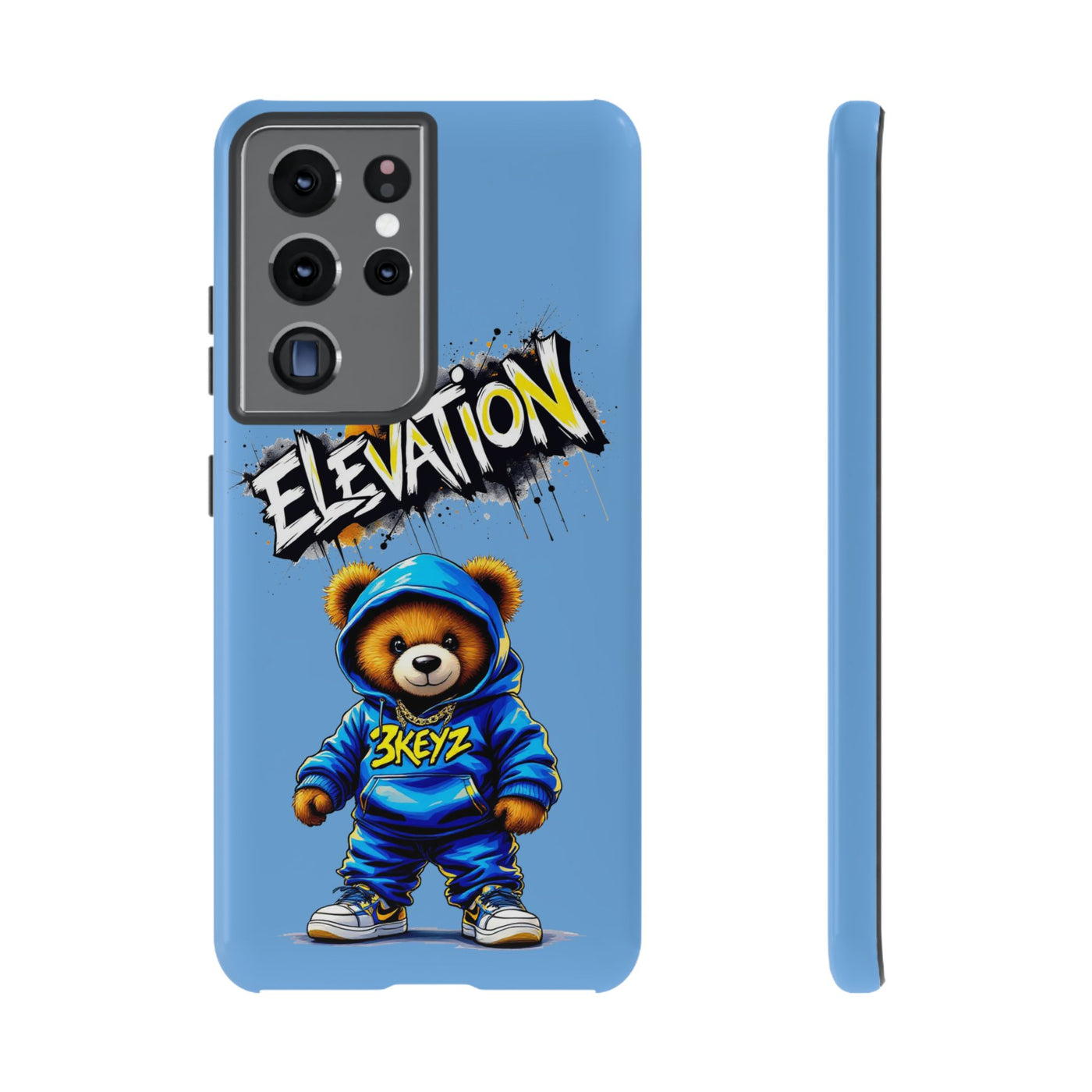 Elevated street drip Bear Phone Case - Tough and Trendy Design