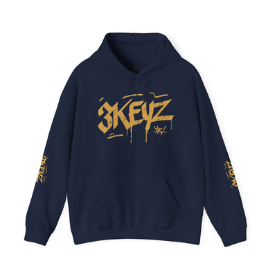 Hooded Sweatshirt 3keyz OG Teddy Drip Golden Design
