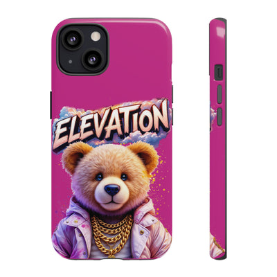 Elevated street drip Bear Pink Phone Case - Tough and Trendy Design