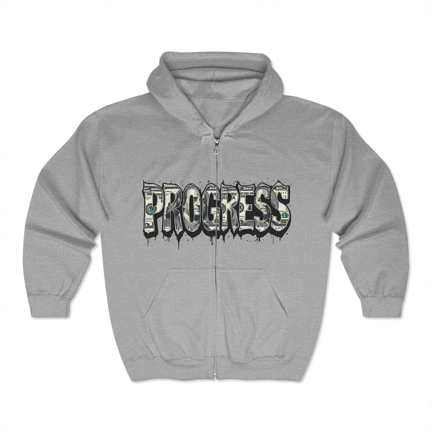 Progress Red OG Teddy Drip Hoodie Sweatshirt