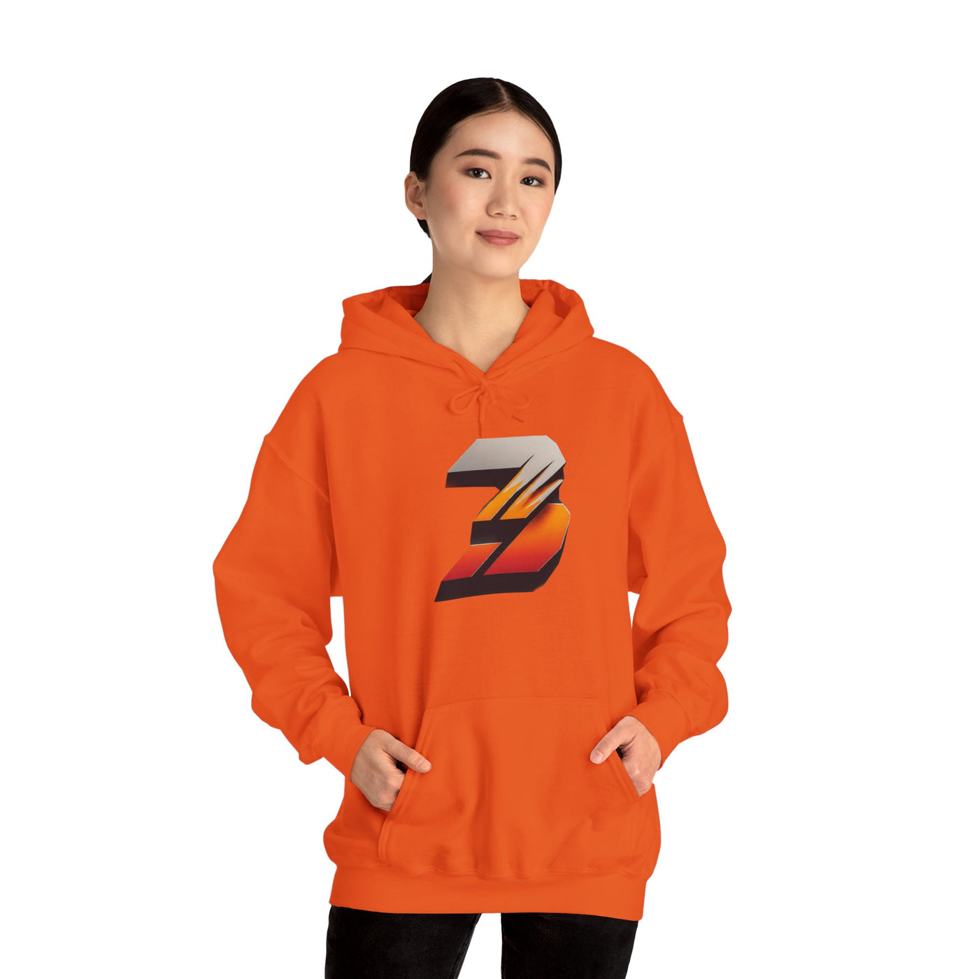 3keyz Big 3 Orange Crush Unisex Hoodie