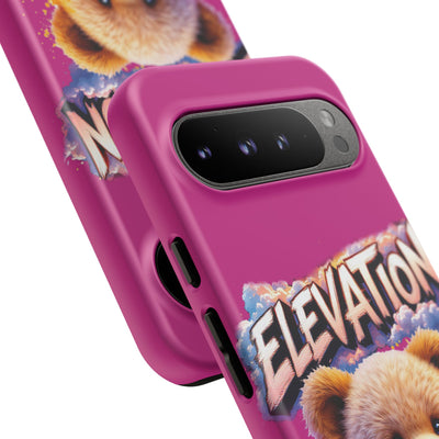 Elevated street drip Bear Pink Phone Case - Tough and Trendy Design
