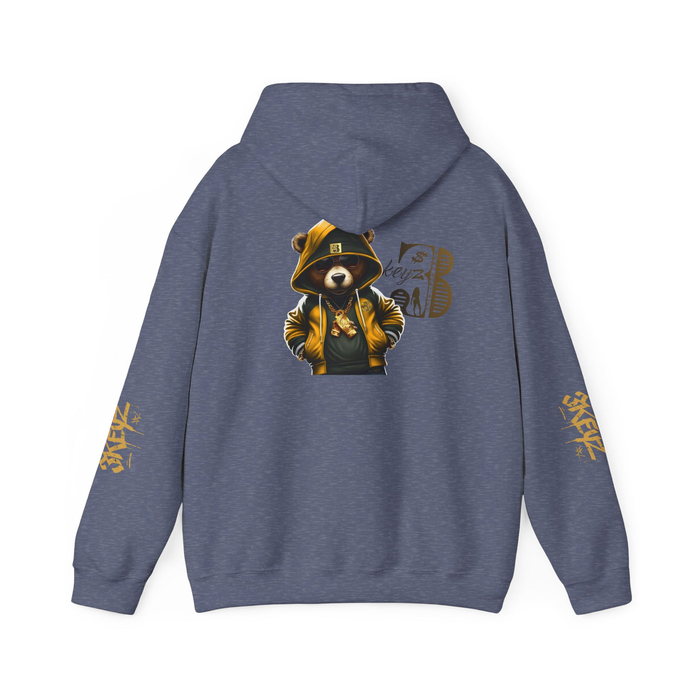 Hooded Sweatshirt 3keyz OG Teddy Drip Golden Design