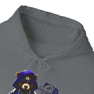 Unisex Hooded Sweatshirt 3keyz OG Teddy Drip Design Blue
