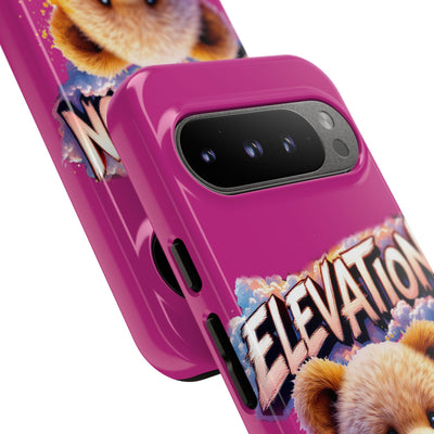 Elevated street drip Bear Pink Phone Case - Tough and Trendy Design
