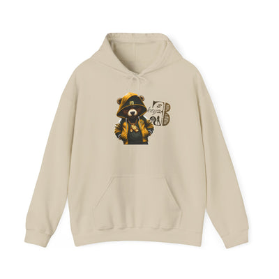 Unisex Hooded Sweatshirt 3keyz OG Teddy Drip Design Gold