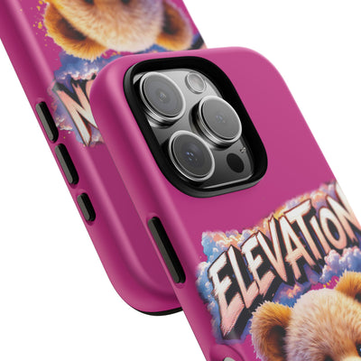 Elevated street drip Bear Pink Phone Case - Tough and Trendy Design