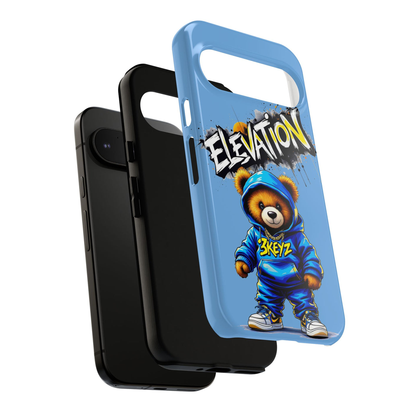 Elevated street drip Bear Phone Case - Tough and Trendy Design