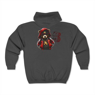 Progress Red OG Teddy Drip Hoodie Sweatshirt