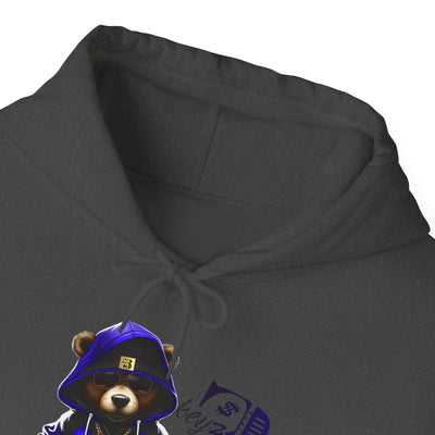 Unisex Hooded Sweatshirt 3keyz OG Teddy Drip Design Blue