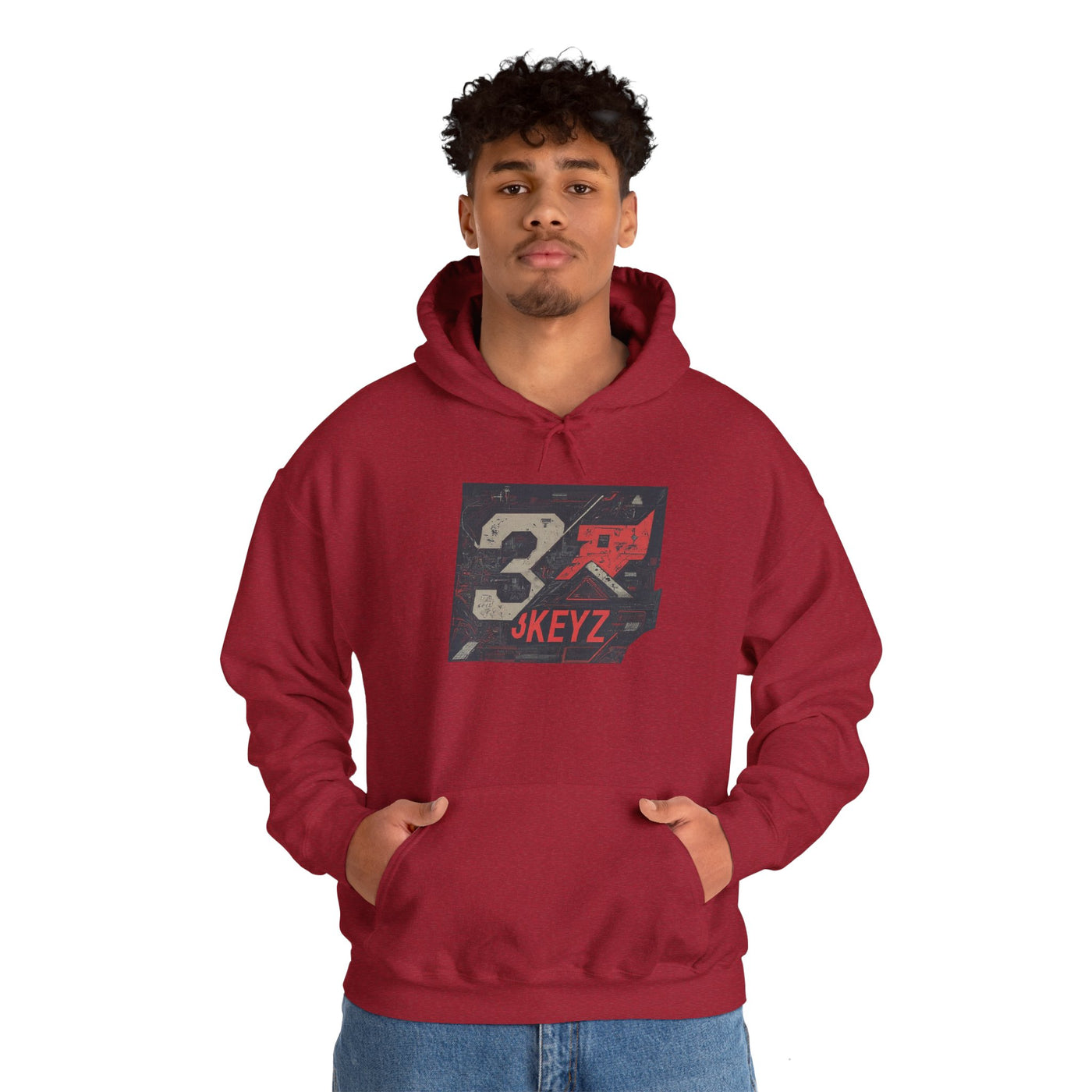 3keyz Big 3 Abstract Hoodie