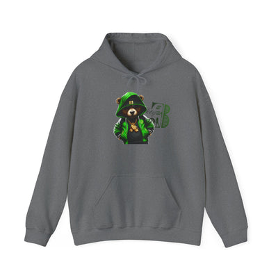 Unisex Hooded Sweatshirt 3keyz OG Teddy Drip Design Lime