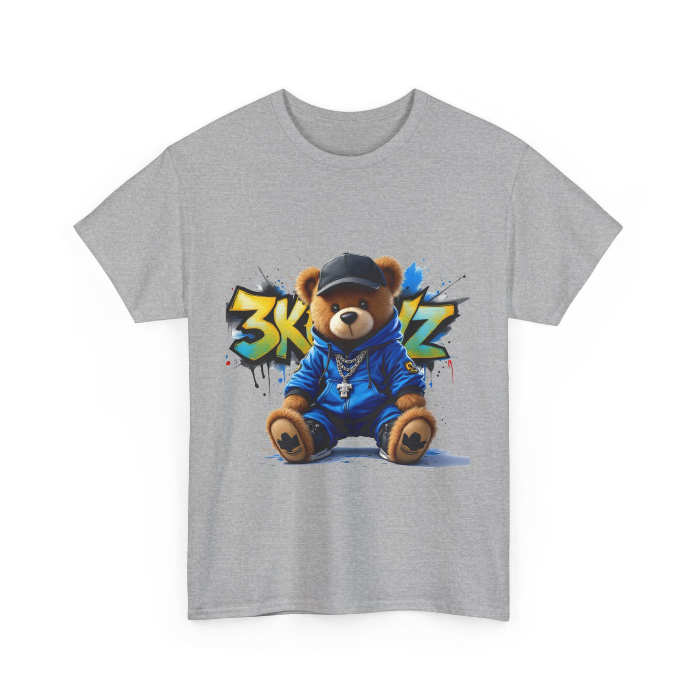 3keyz Teddy Drip Color Way Unisex Heavy Cotton Tee