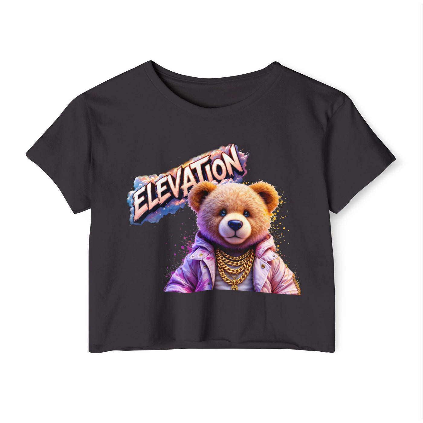 Crop Top - Elevation Pinky Bear