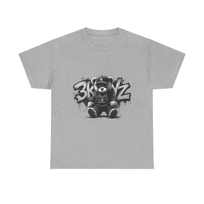 T-Shirt - 3keyz Teddy Drip B/W Unisex Heavy Cotton Tee