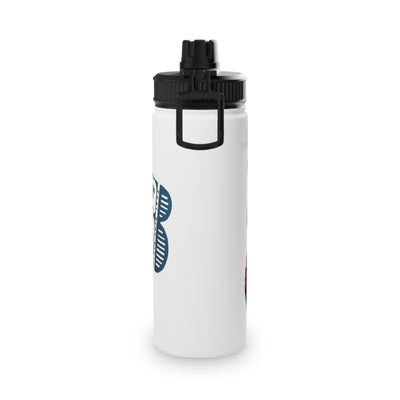 3keyz Cool Bear RWB Stainless Steel Water Bottle with Sports Lid