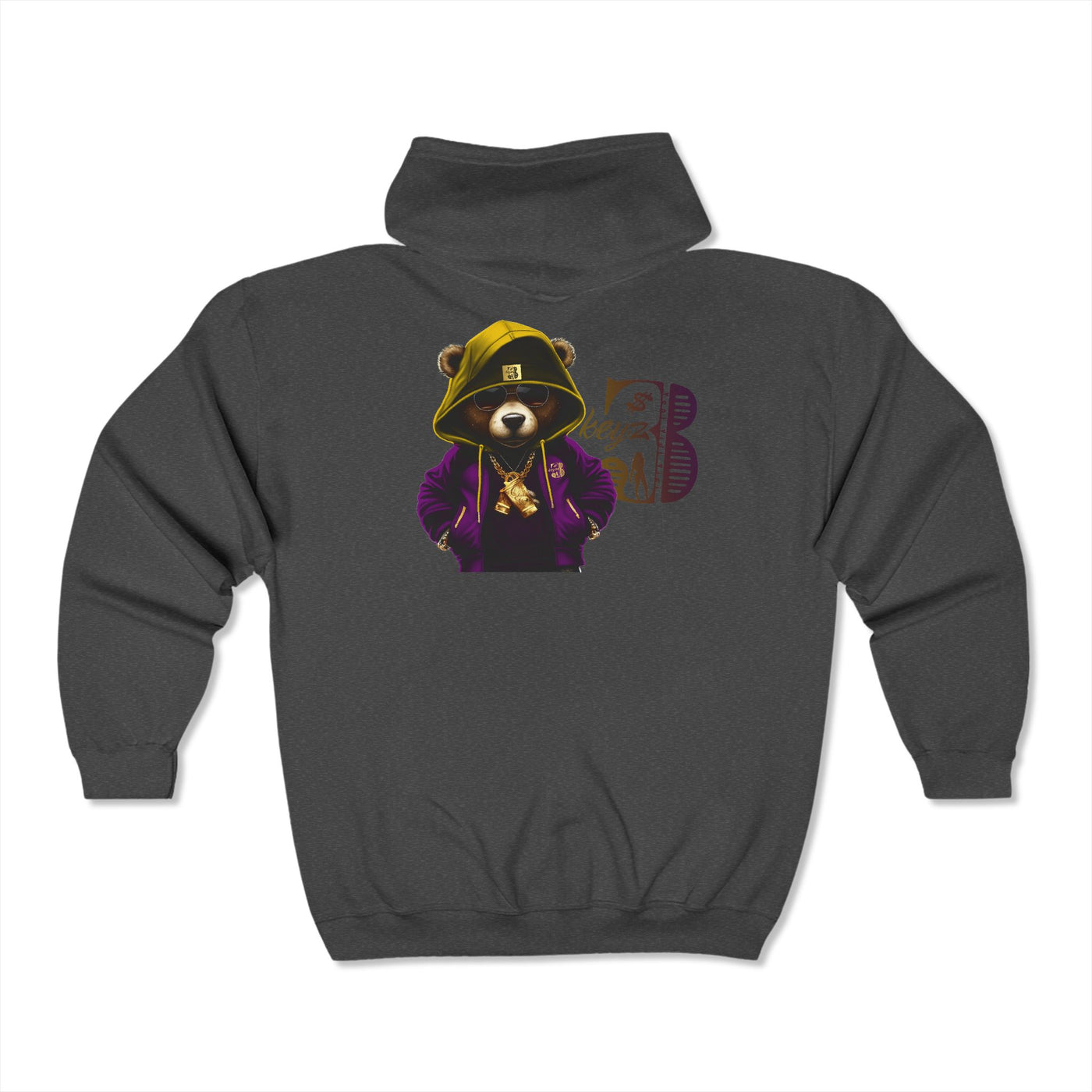 Hoodie - Progress Purple/Gold OG Teddy Drip Unisex Sweatshirt
