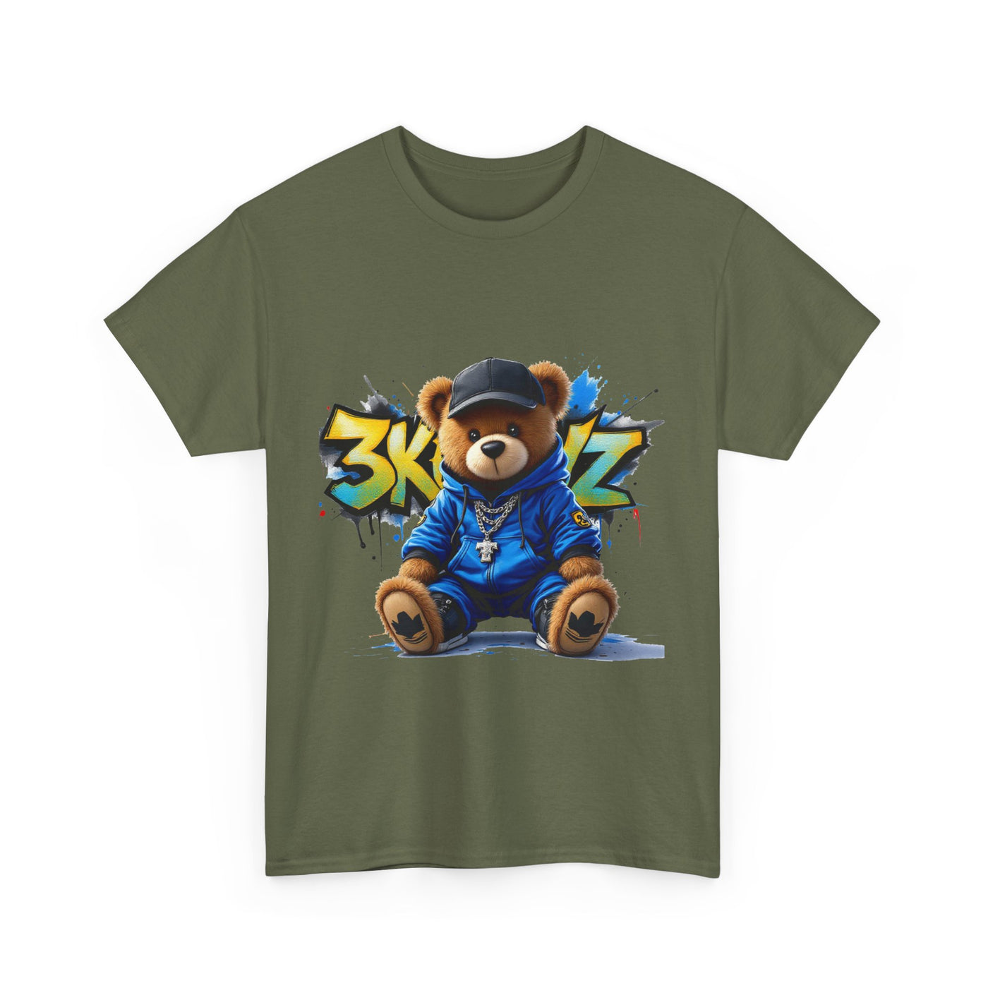 3keyz Teddy Drip Color Way Unisex Heavy Cotton Tee