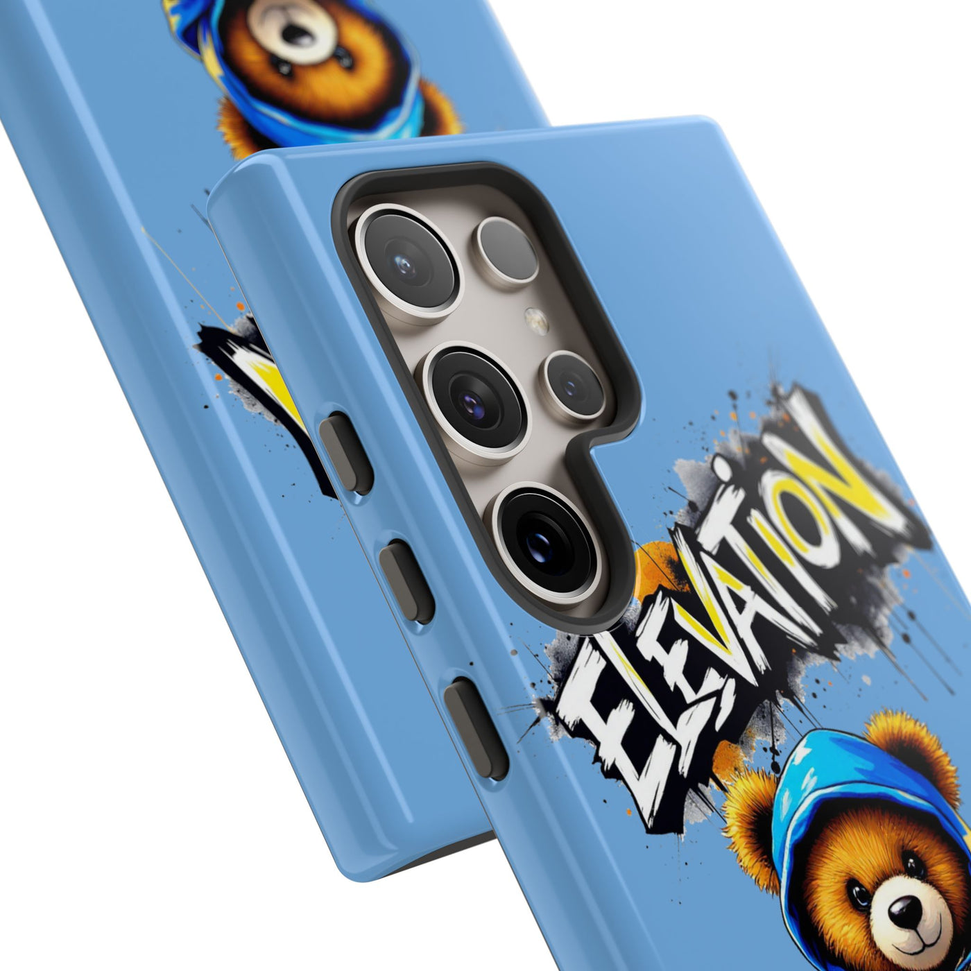 Elevated street drip Bear Phone Case - Tough and Trendy Design
